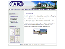 Tablet Screenshot of fako.cz